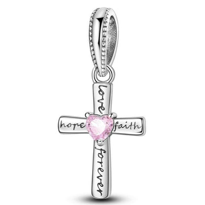 Wisiorek krzyż nadziei i miłości 