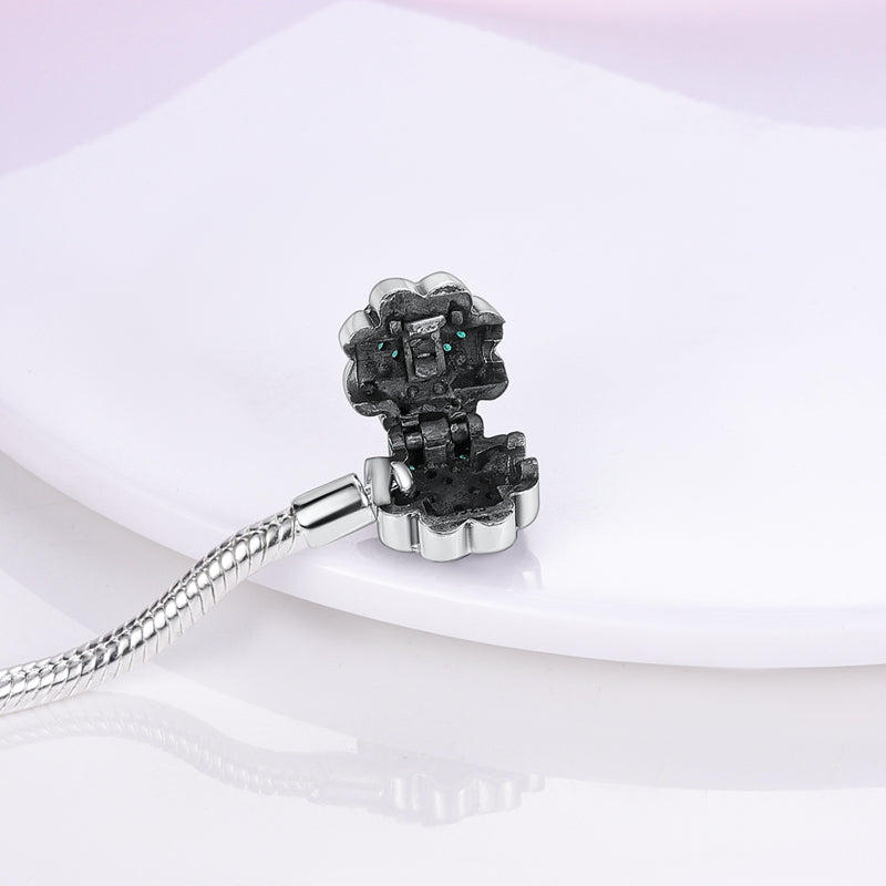 Srebrna bransoletka na szczęście