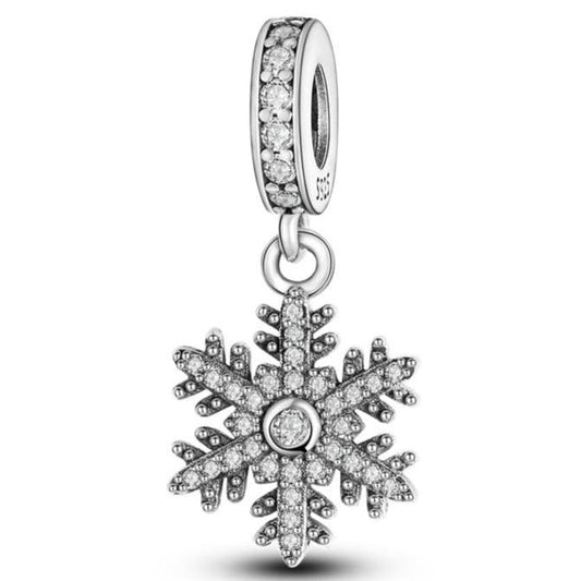 Wisiorek Zimowy Płatek Śniegu 