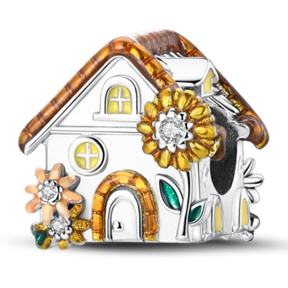 Wisiorek Dom to miejsce, gdzie rozkwita serce