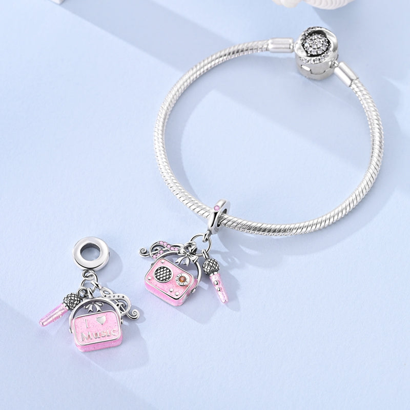 Prívesok Melódia v ružovej