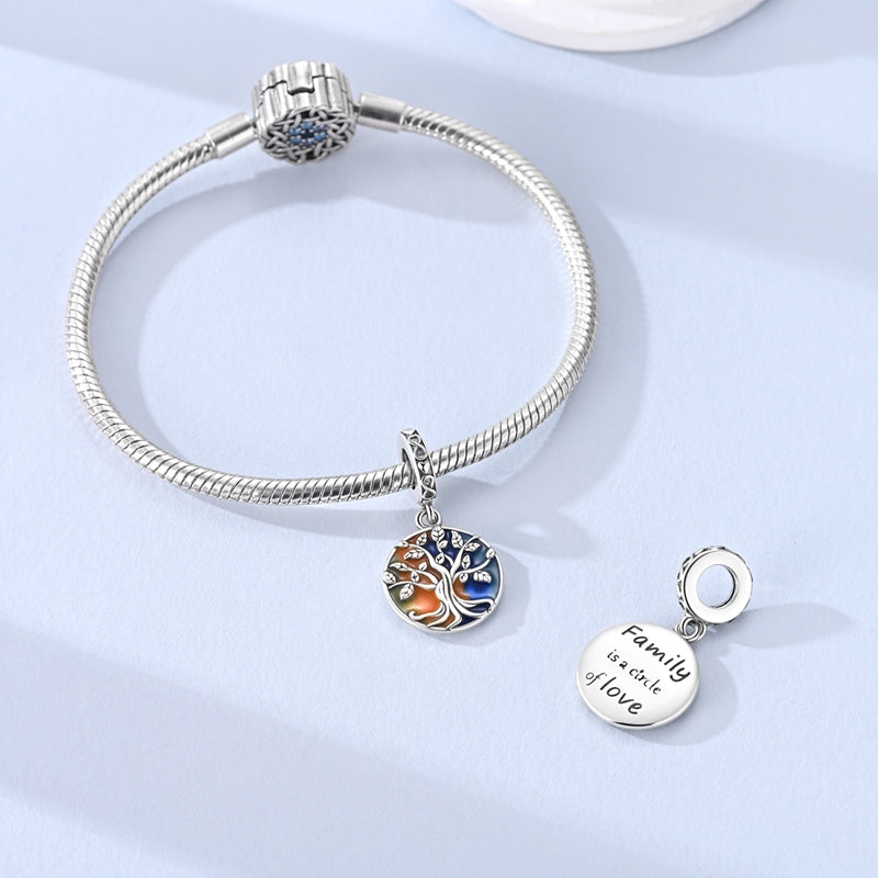 Strom života - farebný kruh rovnováhy