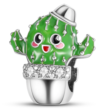 Koralikowy wesoły kaktus 