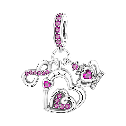 Królewski wisiorek miłosny