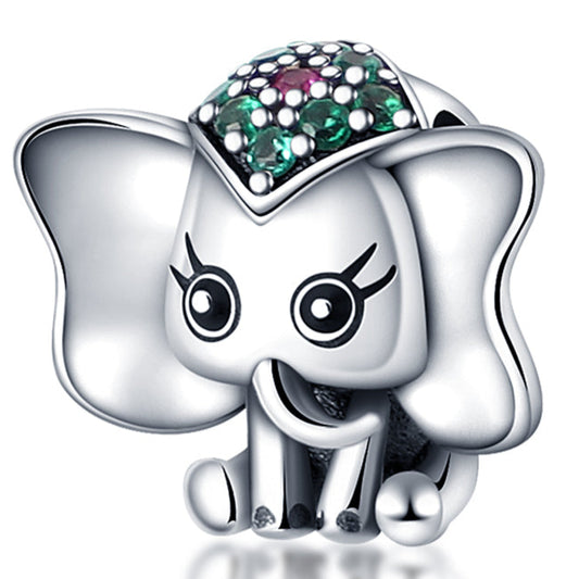 Koralik w kształcie słonia na szczęście