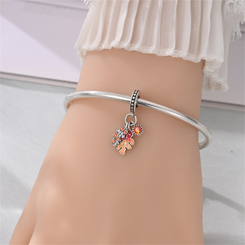 Wisiorek Jesienny Liść