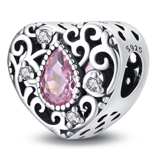 korálka Romantické srdce