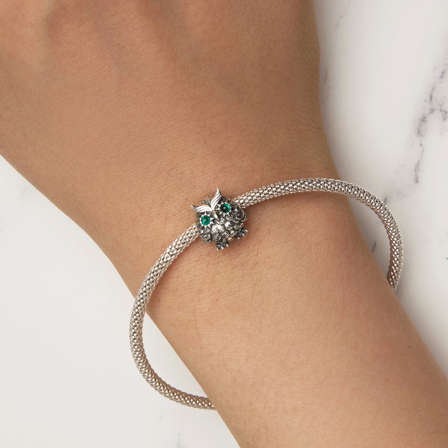 Koralik mądrości sowy 