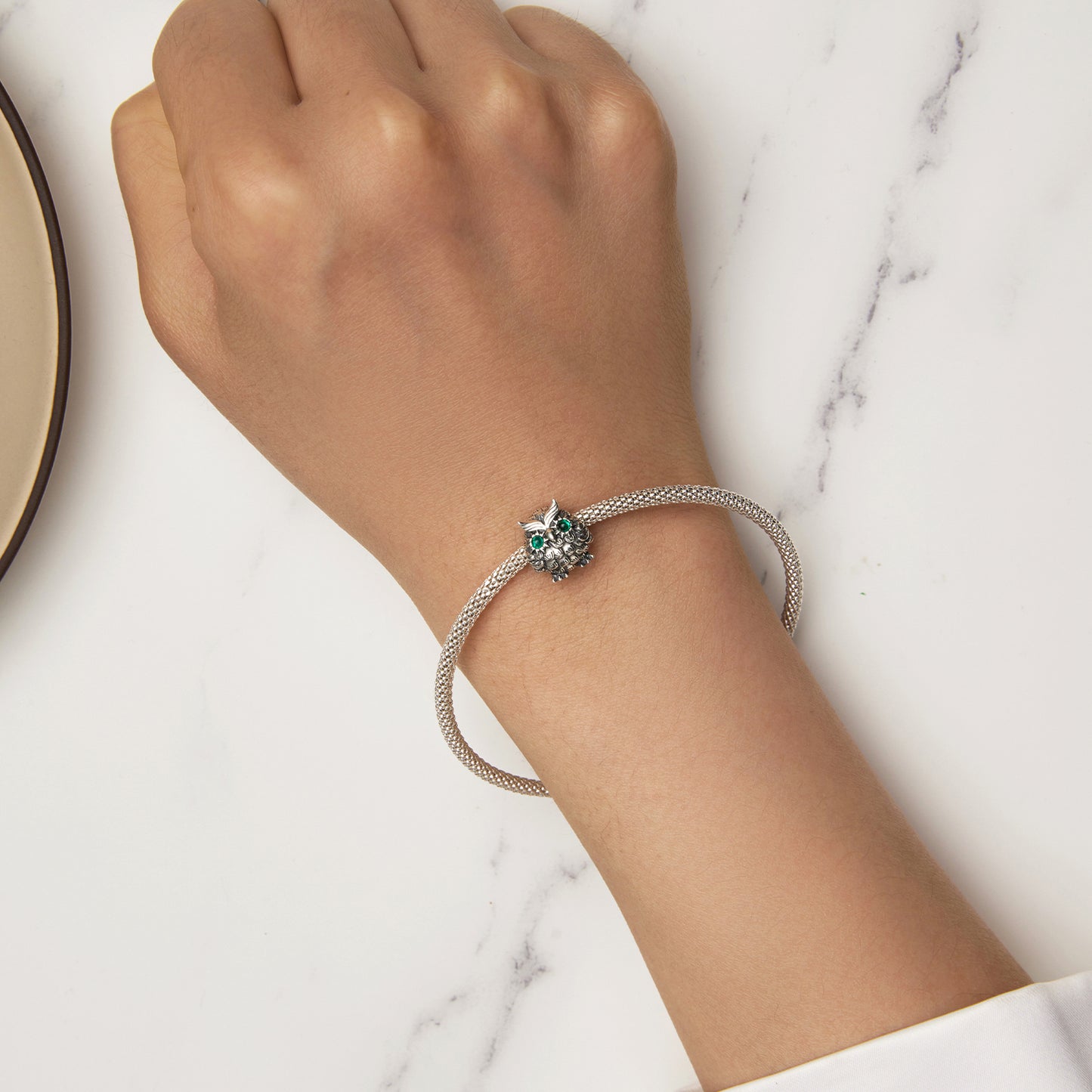 Koralik mądrości sowy 