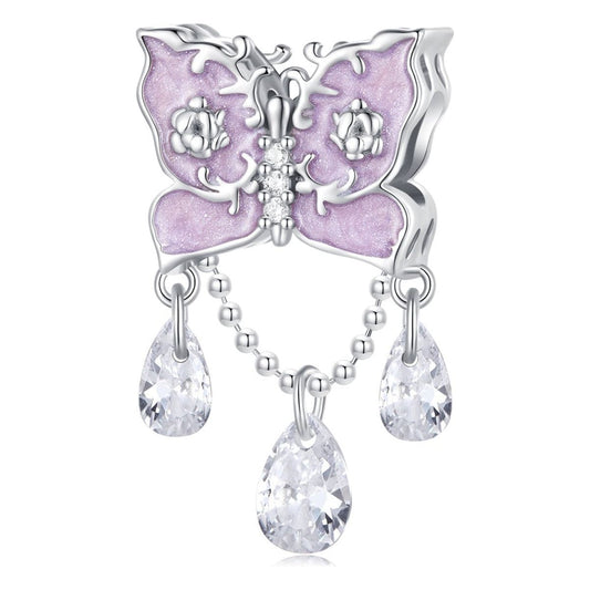 Taniec motyli z koralików 