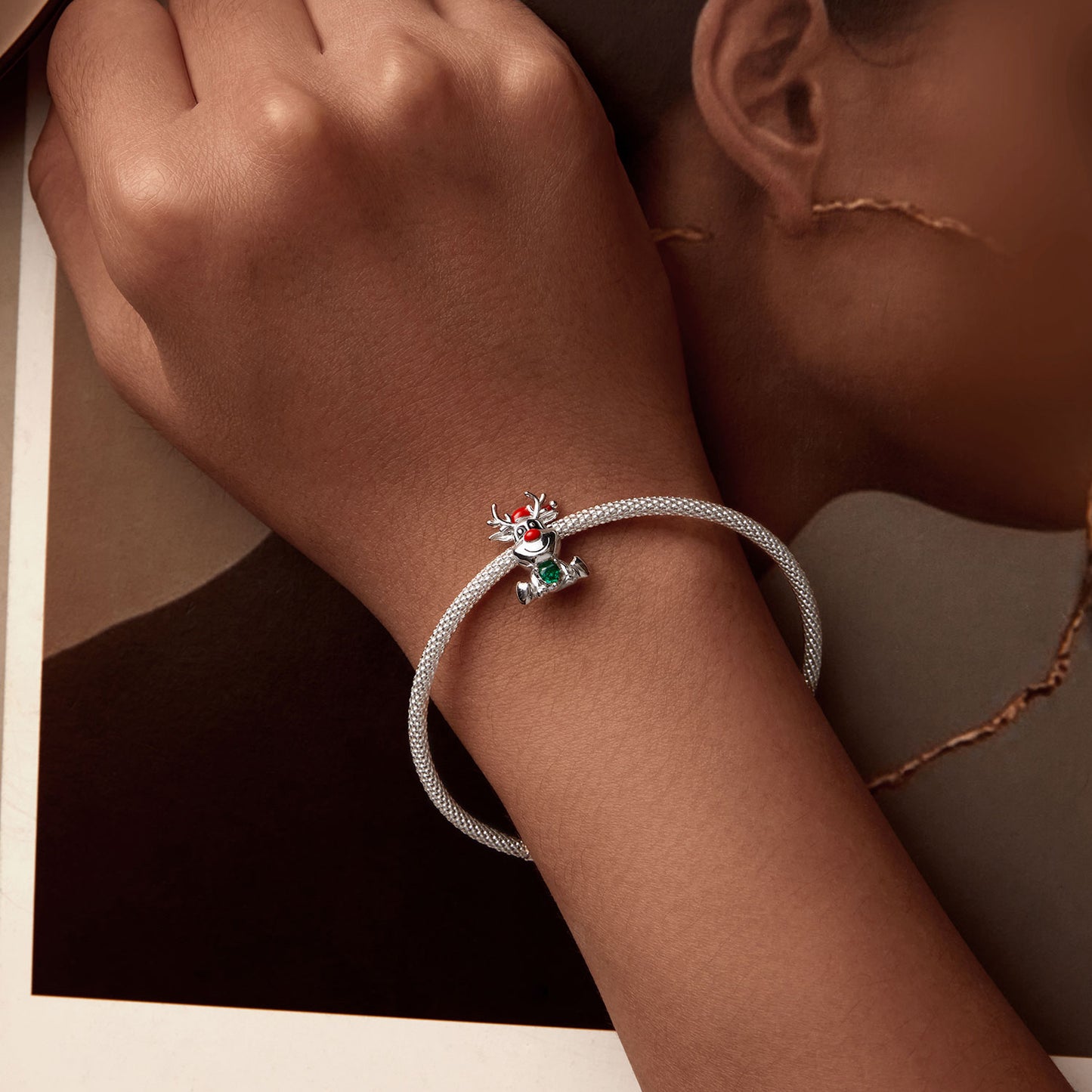 Rudolph the Reindeer bead 