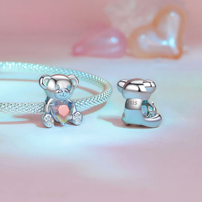 koralik Miłość z misiem 