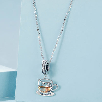 Prívesok Šálka čaju