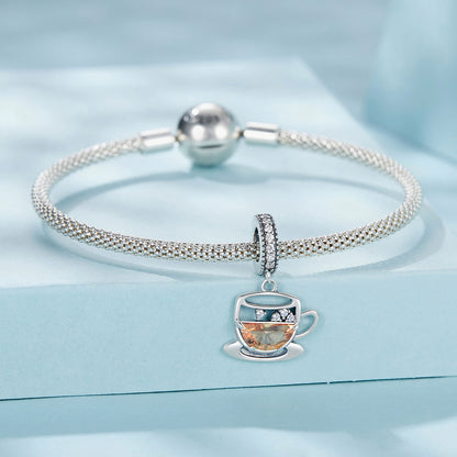 Prívesok Šálka čaju