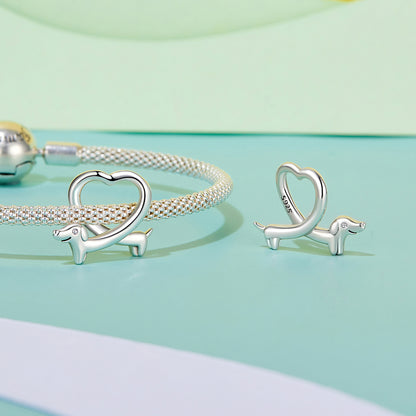 Zawieszka Piesek i serce