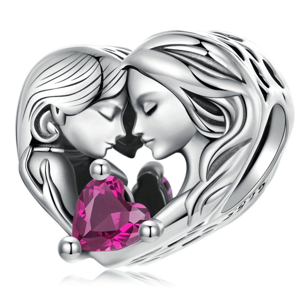Mom and Daughter Forever Pendant