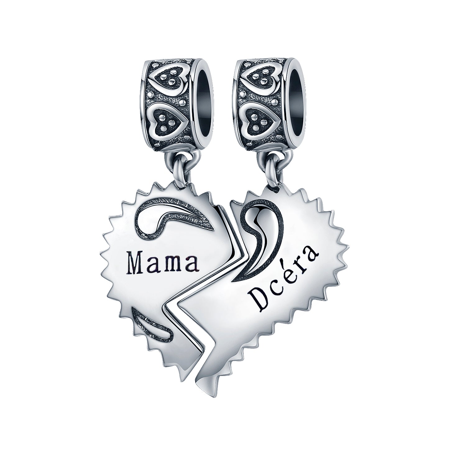 Prívesok „Mama & Dcéra“ – dve polovice jedného srdca