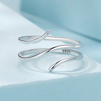 Designer Triple Ring in Sterling Silver