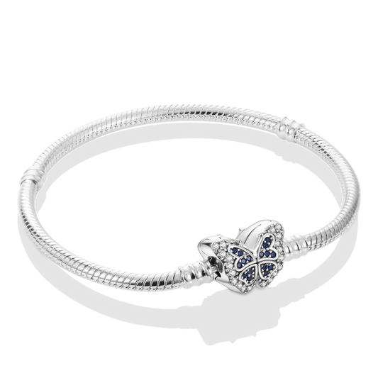 Sidabrinė Apyrankė Mėlynas Drugelis