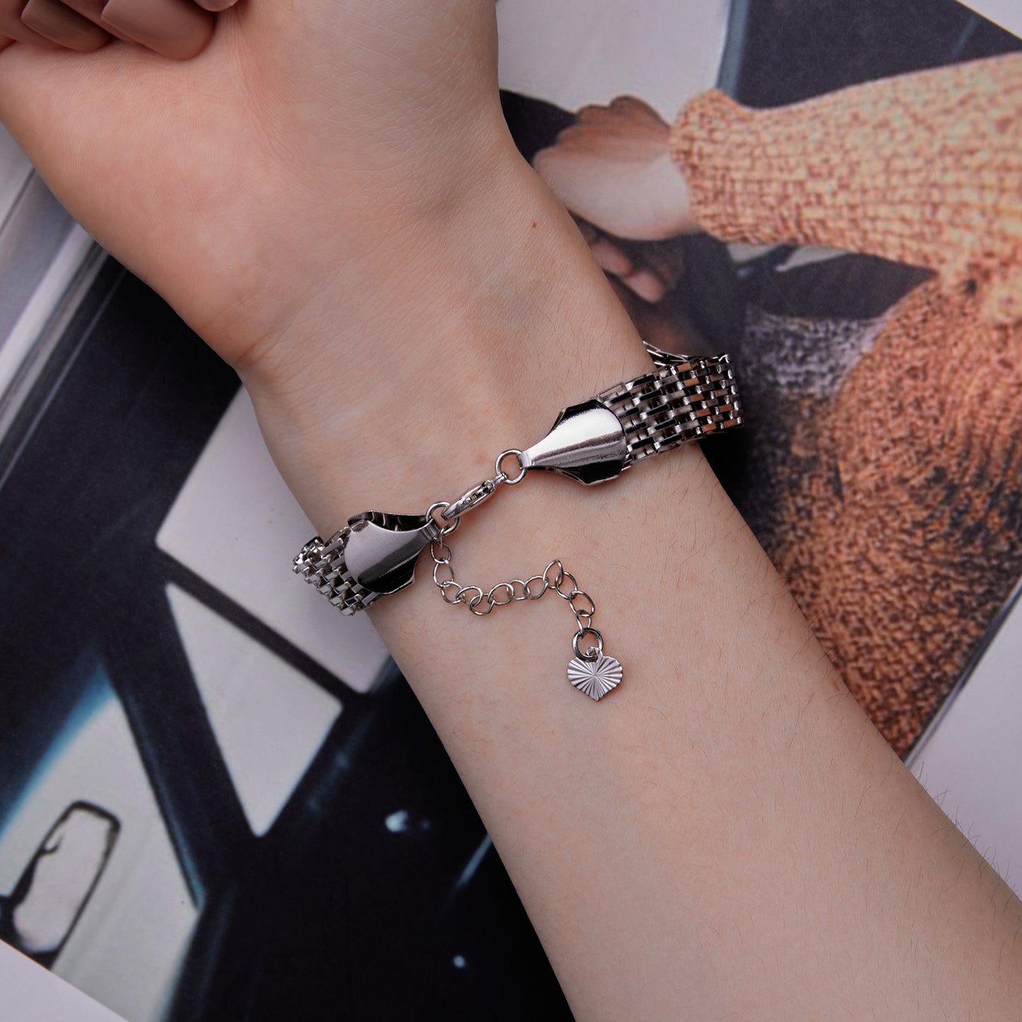 Karkötő Fonott csillogás