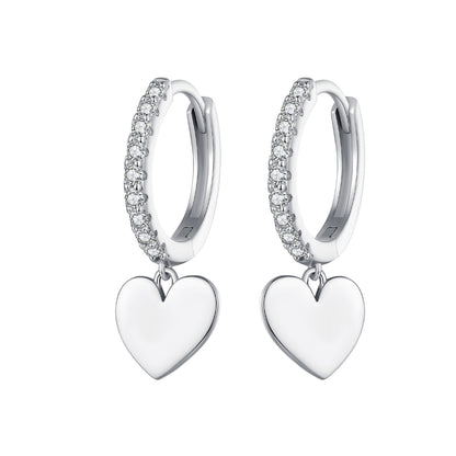 Szerelmes szívek fülbevaló