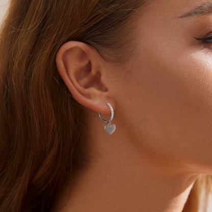 Szerelmes szívek fülbevaló