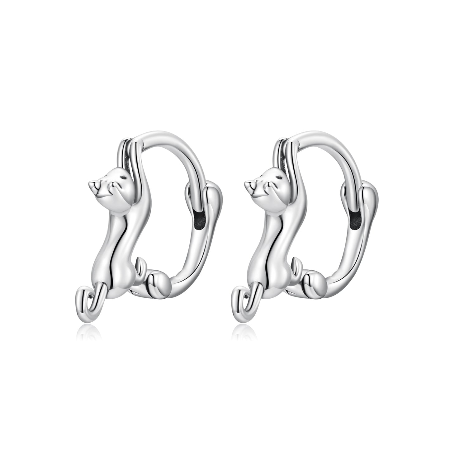 Akrobatikus macskás fülbevalók