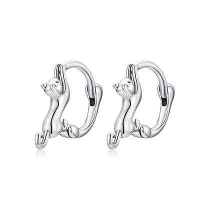 Akrobatikus macskás fülbevalók