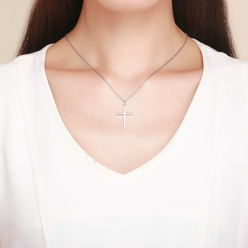 Minimalista kereszt nyaklánc