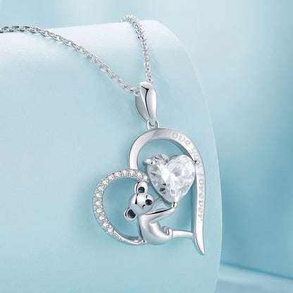 Koala a szívben nyaklánc