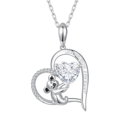 Koala a szívben nyaklánc