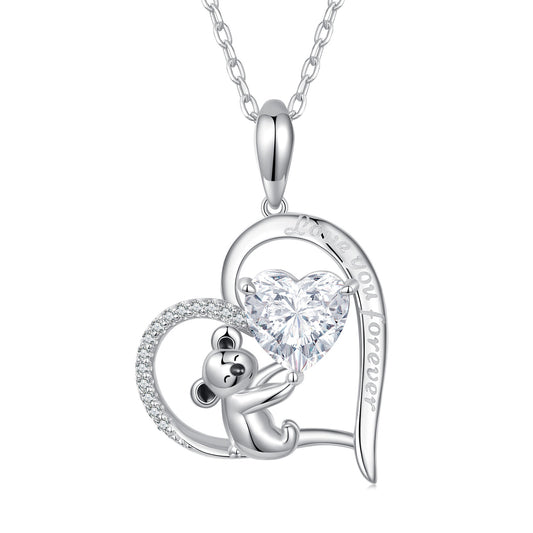 Koala a szívben nyaklánc