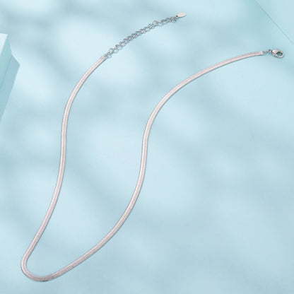 Ezüst kígyólánc Elegance