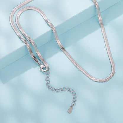 Ezüst kígyólánc Elegance