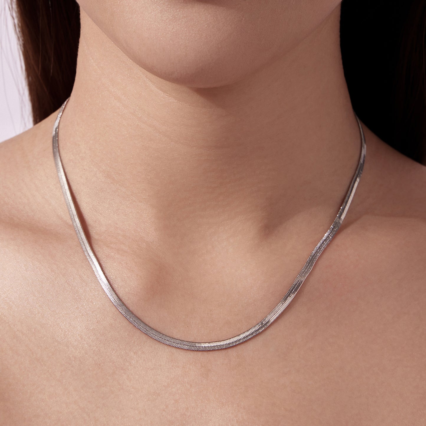 Ezüst kígyólánc Elegance