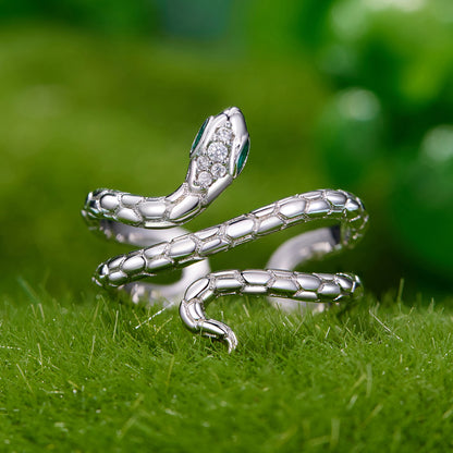 Kígyó elegancia gyűrű