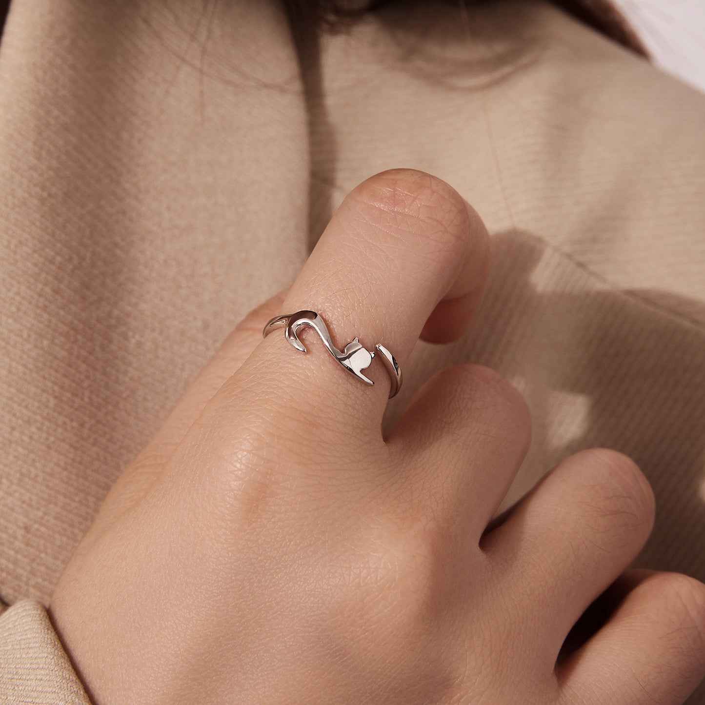 Ladna Mačka gyűrű