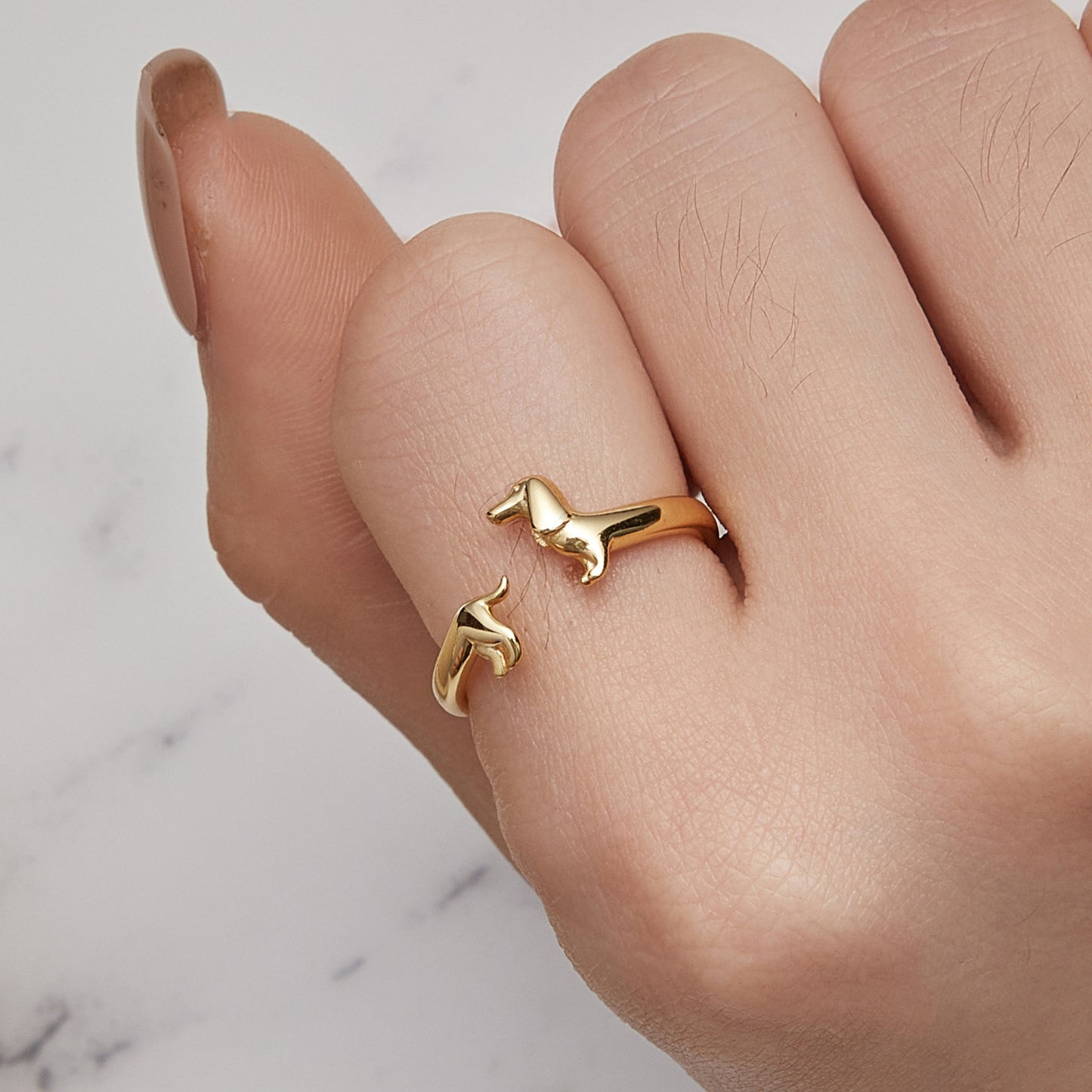 Arany tacskó gyűrű