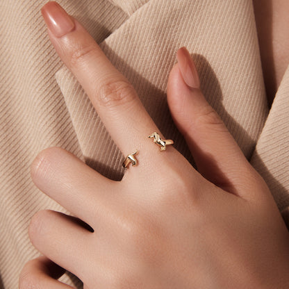 Arany tacskó gyűrű