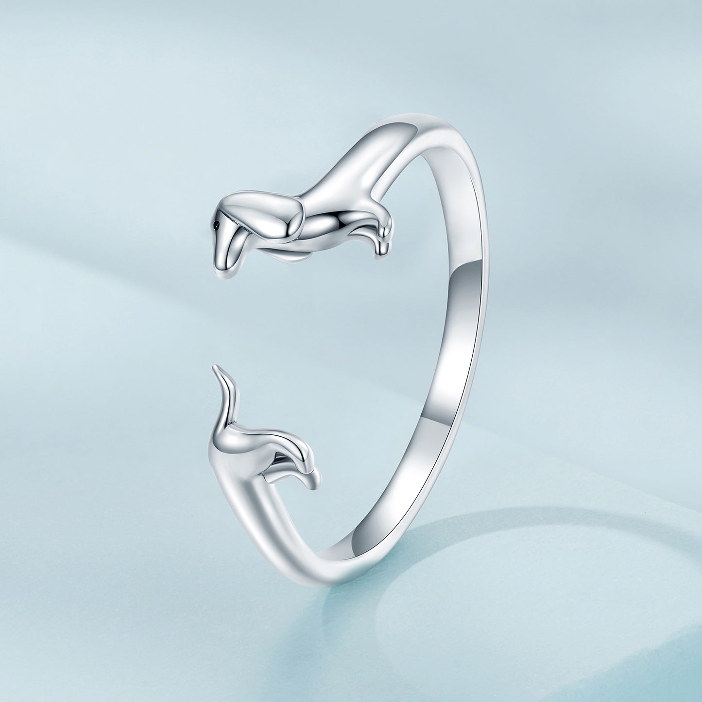 Hűséges tacskó gyűrű