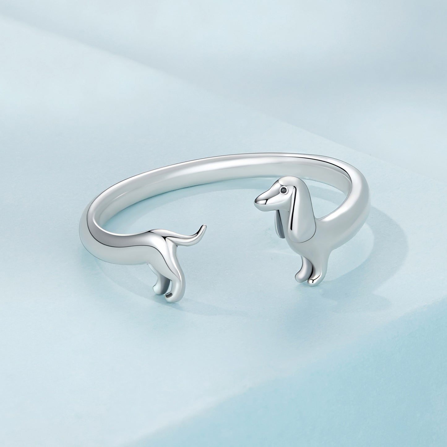 Hűséges tacskó gyűrű