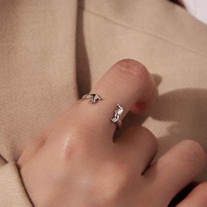 Hűséges tacskó gyűrű