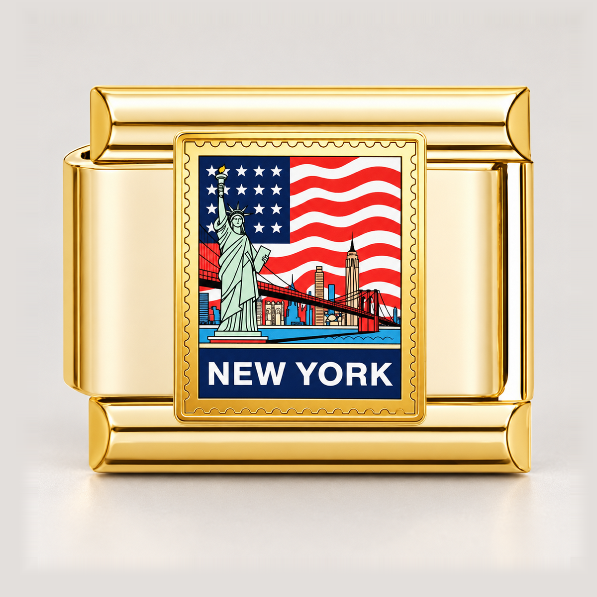 Prívesok Pozdrav z New Yorku – Zlatá