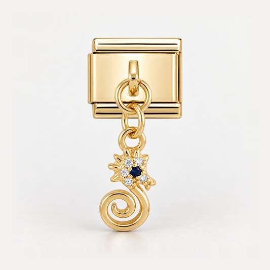 Prívesok Zlatý morský koník