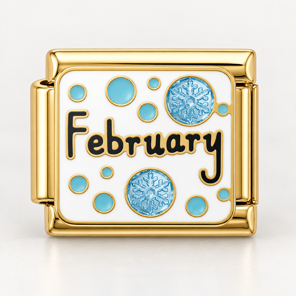 Prívesok Mrazivý Február – Zlatá