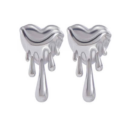 Kolczyki w kształcie serca