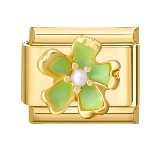 Négylevelű lóhere medál