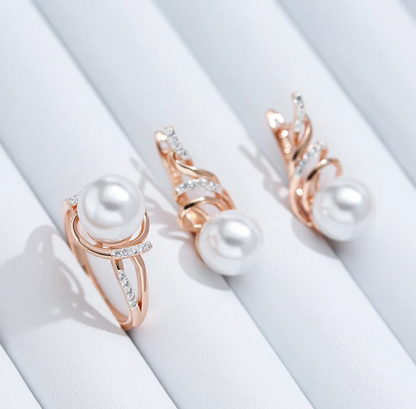 Náušnice Luxusná Záplava