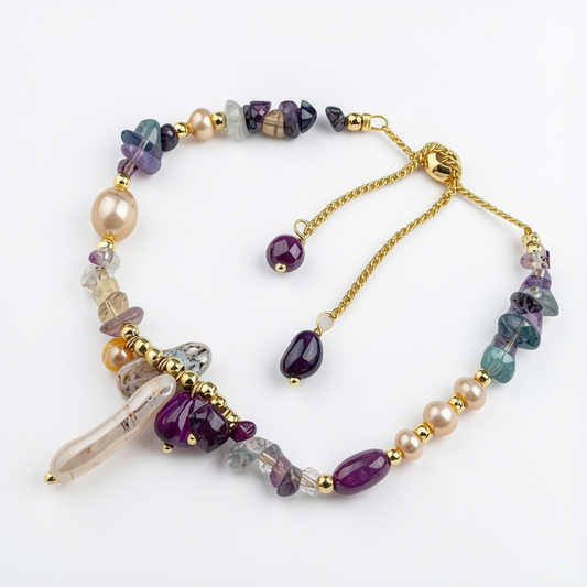 Náramok Fialový Pôvab Ametyst