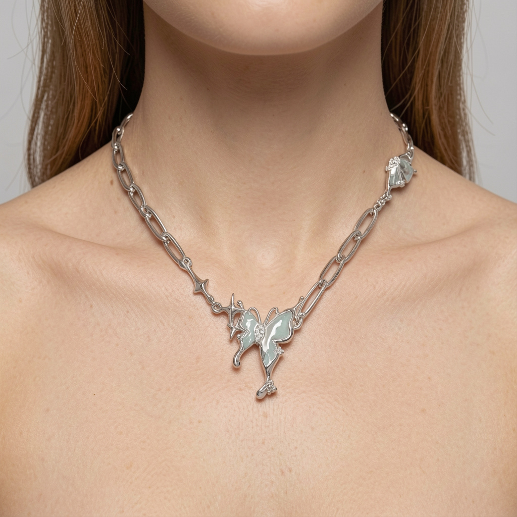 Gyöngyház átjáró nyaklánc